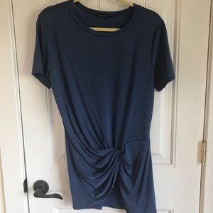 Boutique knotted front top